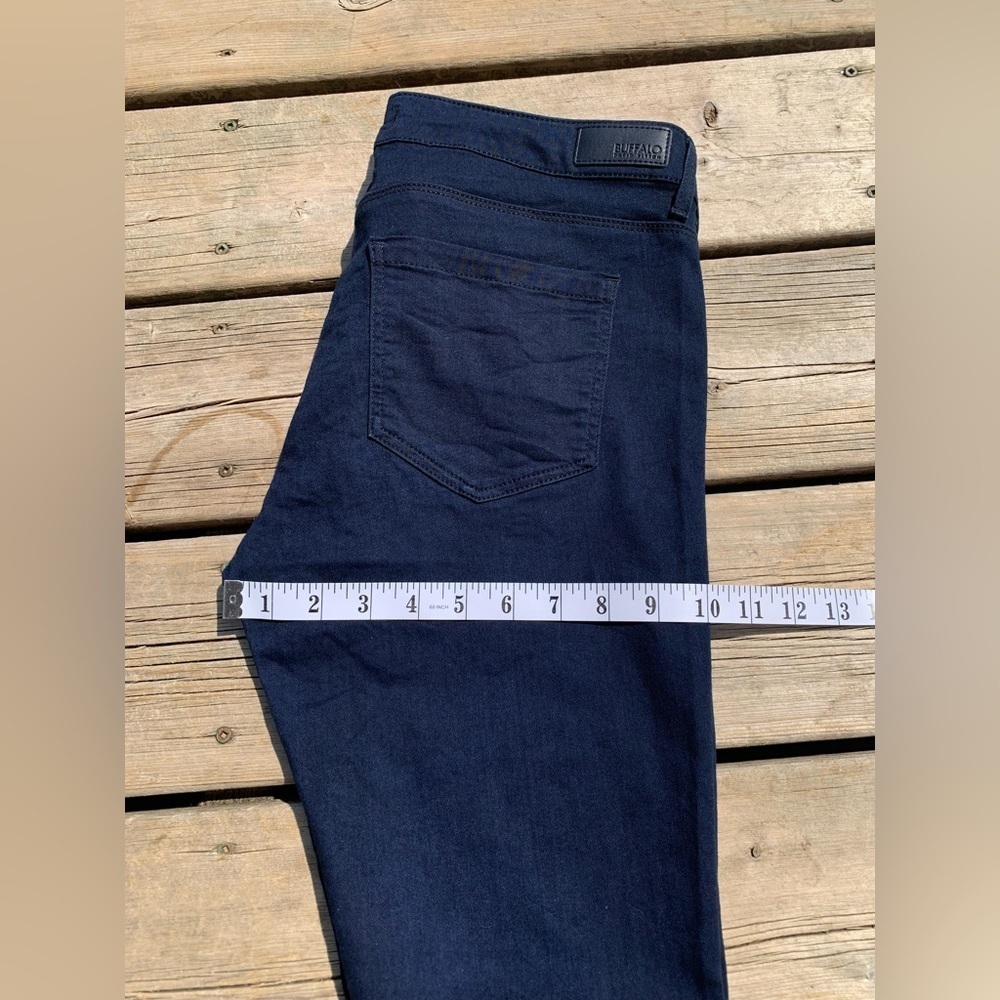 💜 Buffalo Faith Skinny Mid Rise Stretch Super Skinny Blue Jeans Size 29 - Picture 10 of 10